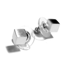 Kamsmak - Cube Earrings