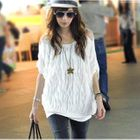 MYHEART - Dolman-Sleeve Ruffle Top