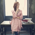 BBon-J - Hooded Drawstring Hem Coat