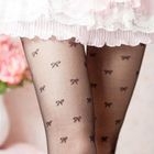 SHY SHY - Bow-Print Tights