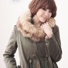 Clair Fashion - Faux-Fur Trim Parka