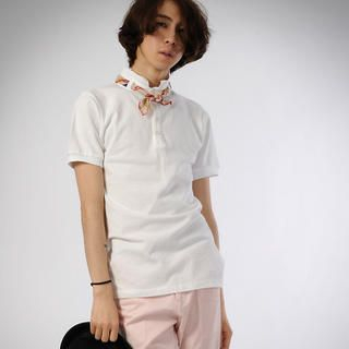 Polo Shirt with Scarf