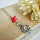 MyLittleThing - Silver Birds-in-love Necklace