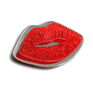 Mirror Hot Lips Silver Ring Mirror Hot Lips Silver Ring