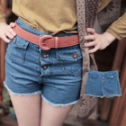 Clair Beauty - Denim Shorts