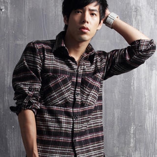 Tab-Sleeve Plaid Shirt Tab-Sleeve Plaid Shirt