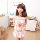 ZOO - Sleeveless Frilled Smocked Top