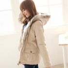 Tokyo Fashion - Faux-Fur Trim Hooded Jacket