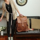 PG Beauty - Dotted Rolling Backpack