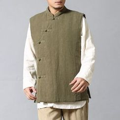 Sparrow Farm - Stand-collar Padded Vest Sparrow Farm - Stand-collar Padded Vest