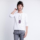 INTHING - Camera-Print Long Sleeve T-Shirt