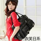 E.F.Shop - Faux-Leather Belted Satchel