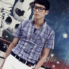 MITOSHOP - Button-Down Plaid Shirt