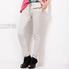 Ando Store - Zip Accent Drawstring Waist Sweatpants