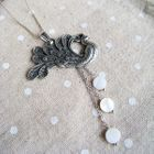 MyLittleThing - Silver Peacock Dance Necklace