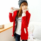 Tokyo Fashion - Fleece-Trim Hooded Jacket