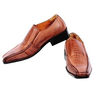 Croc-Grain Leather Loafers Croc-Grain Leather Loafers