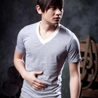 K-Style - V-Neck Short-Sleeve T-Shirt