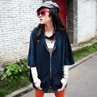 Ando Store - Pompom-Accent Hanky-Hem Hoodie
