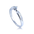 Chow Sang Sang - 900 Platinum Diamond Ring