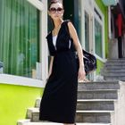 SOHO Central - Plunging Neckline Maxi Dress