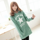 Tokyo Fashion - Star-Print Layered-Hooded Pullover