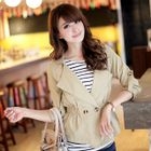 Tokyo Fashion - Drawstring Zip-Accent Jacket