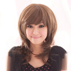 Clair Beauty - Medium Full Wigs - Wavy