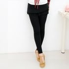 59 Seconds - Inset Lace Miniskirt Leggings
