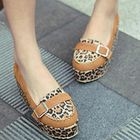 Smoothie - Leopard Print Platform Loafers