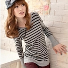 Tokyo Fashion - Striped Long Knit Top