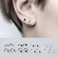 A’ROCH - S925 Silver Rhinestone Earrings A’ROCH - S925 Silver Rhinestone Earrings