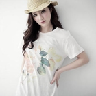 D.P-Shop - 'Flower' Print T-Shirt