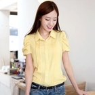sabotte - Pintuck-Detail Blouse