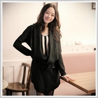 Clair Beauty - Oversized Lapel Cardigan