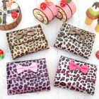 SHY SHY - Bow-Accent Leopard Print Wallet