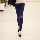 Koo - Stitch-Accent Skinny Pants