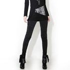 Alicegohome  - Elasticized-Waist Washed Pants