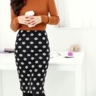 Stylewardrobe - Dotted Pencil Skirt
