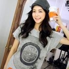 BENGGIRL - Distressed Print T-Shirt