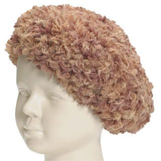 Furry Knit Beret
