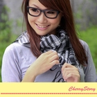 Cherry Story - Plaid Scraf