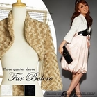 Click Japan - Faux Fur Shrug
