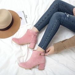 Gizmal Boots - 粗跟踝靴 Gizmal Boots - 粗跟踝靴