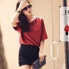 PUFFY - Hooded Print T-Shirt Dress