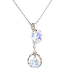 6thJune - 'Love Pendulum' April Birthstone Necklace - Diamond