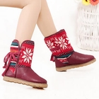 Smoothie - Nordic-Pattern Panel Snow Boots