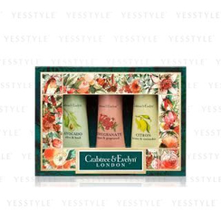 Crabtree & Evelyn - Botanicals Hand Therapy Sampler Set: Pomegranate + Citron + Avocado Crabtree & Evelyn - Botanicals Hand Therapy Sampler Set: Pomegranate + Citron + Avocado