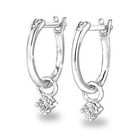 MaBelle - 18K White Gold Diamond Earrings