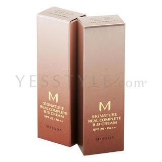 M Signature Real Complete BB Cream SPF 25 PA++ (#21 Light Beige) (mini) x 2
